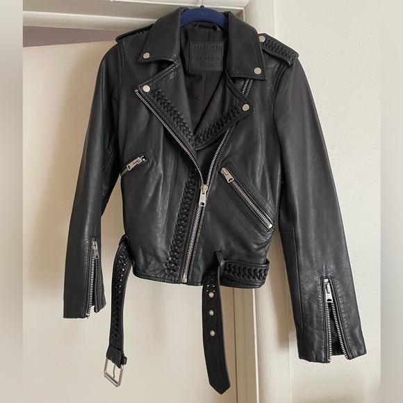 All Saints Jackets & Blazers - All Saints Leather Jacket